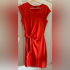 Talbots summer dress orange